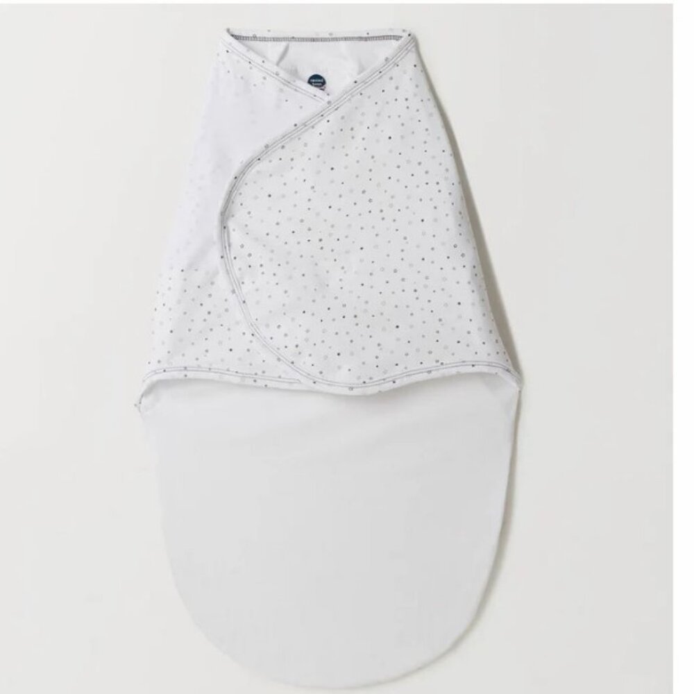 Nested Bean Zen Swaddle Classic Cotton 0-6 Months 7-18 lbs Weighted White